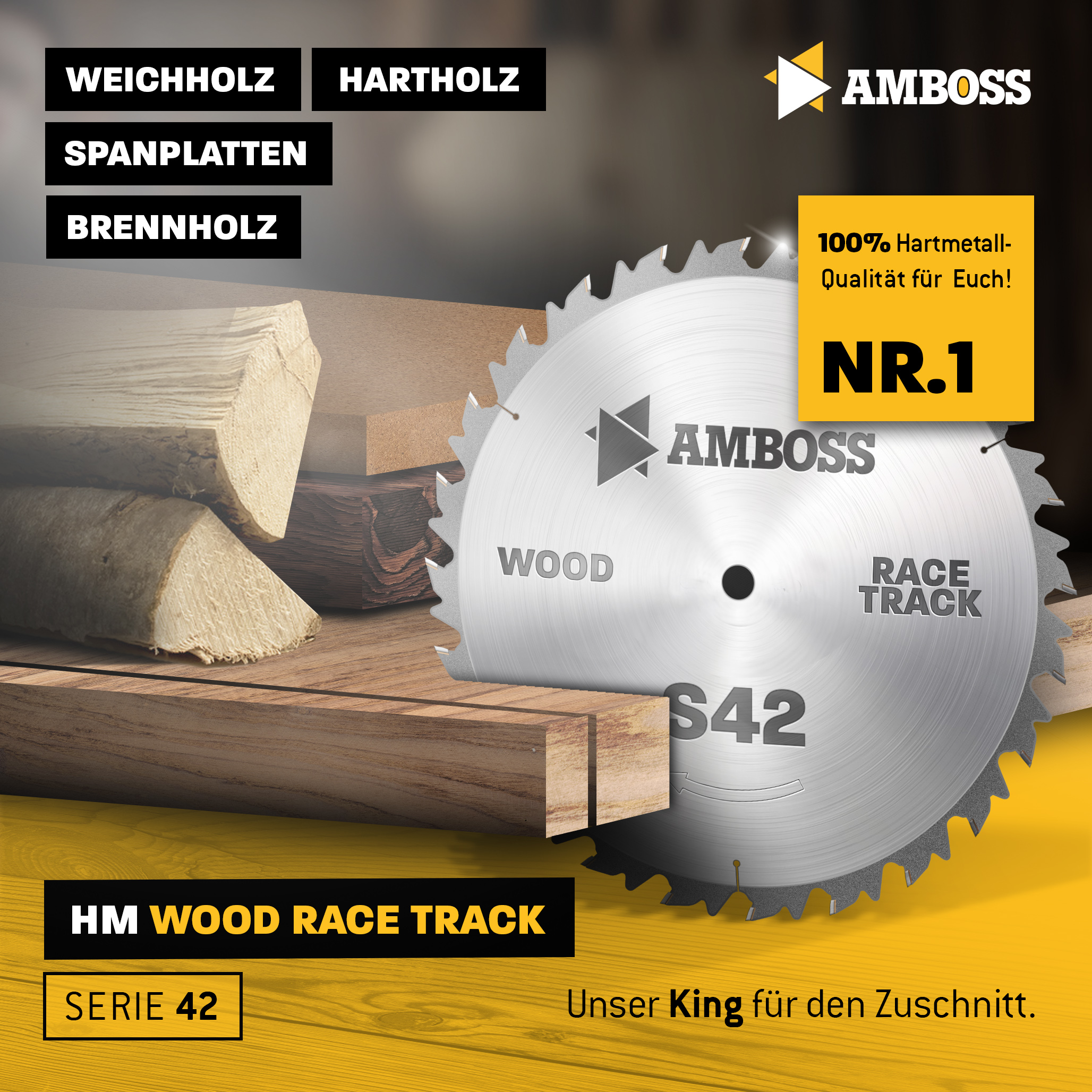 HM Kreissägeblatt - 600 x 4.2/2.8 x 30 Z40 WZ