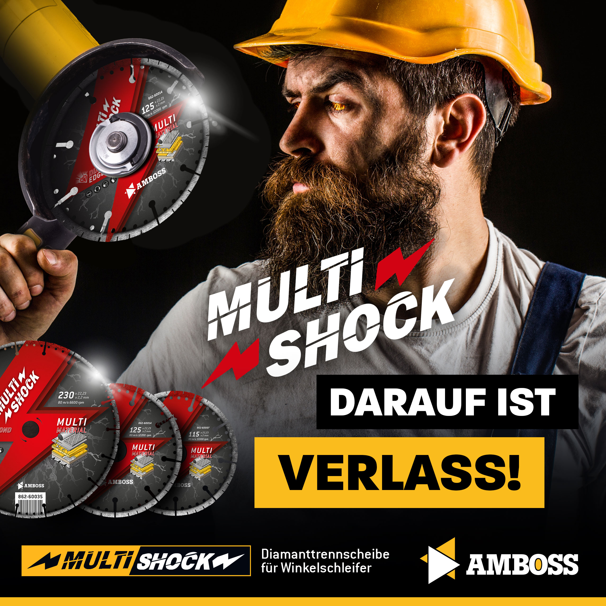 Amboss MultiShock Diamant Trennscheibe - 125 x 2.2 x 22.2