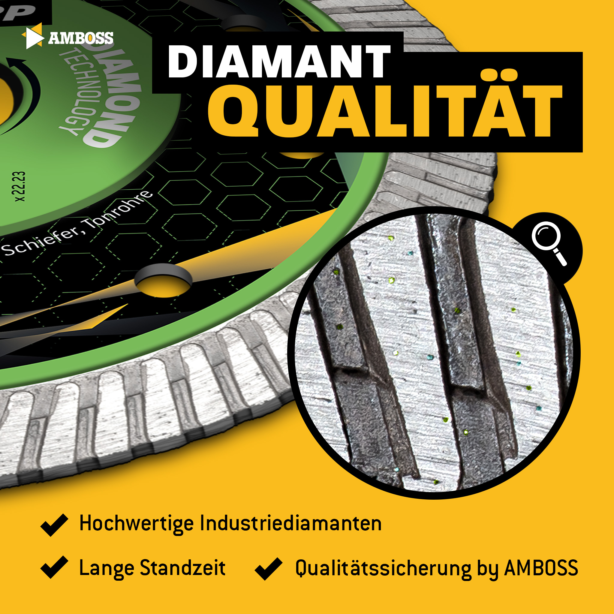 FFS 22P Diamant Trennscheibe 200 x 1.8 x 25.4