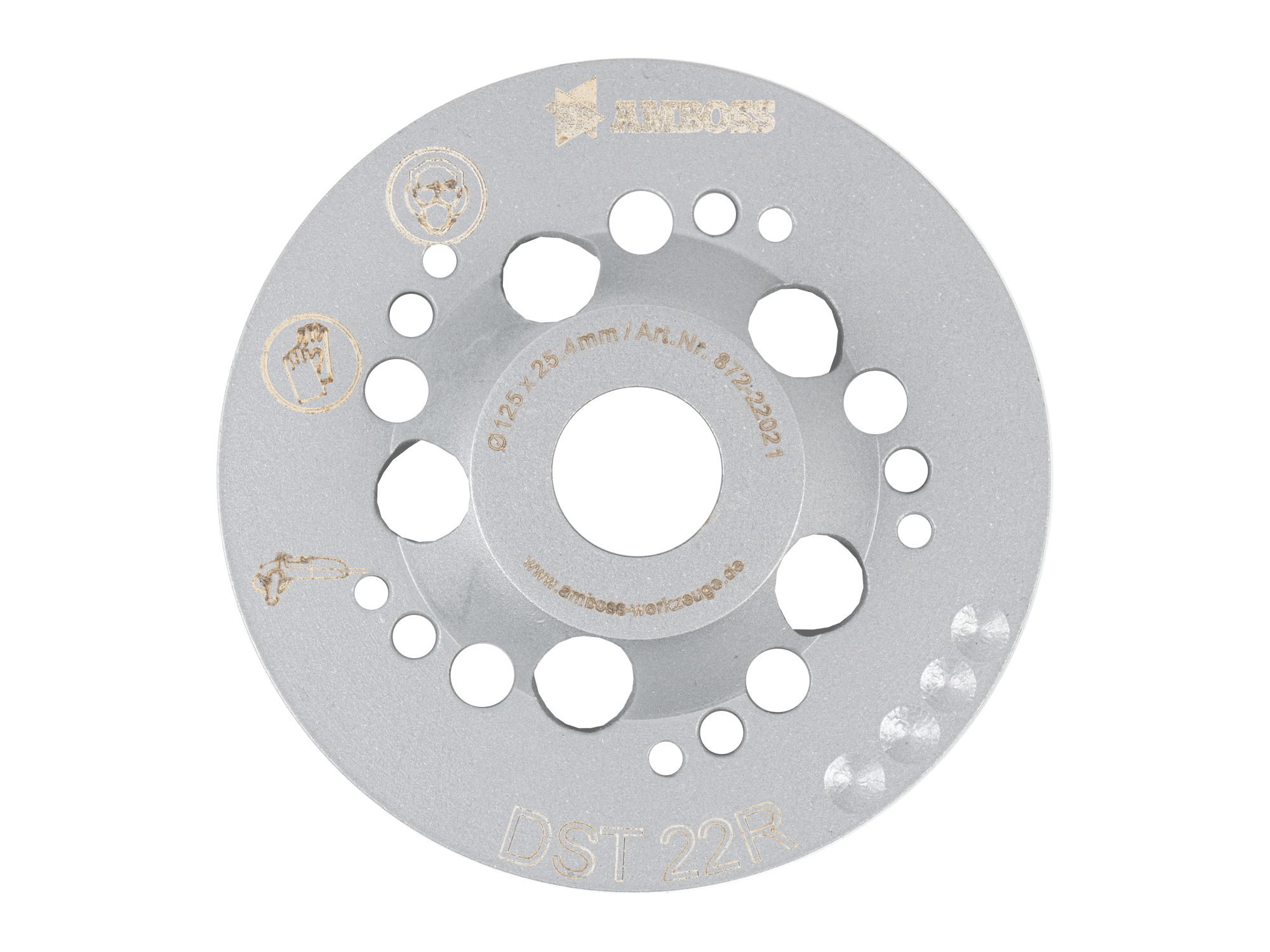 Amboss DST 22R Diamant Schleiftopf 125 x  25mm