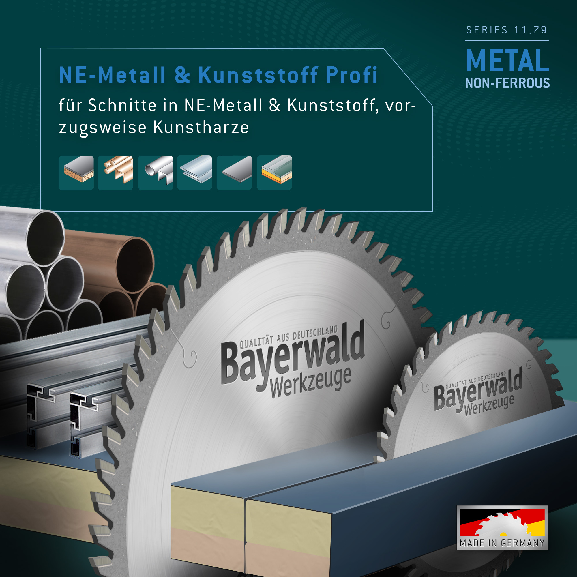 HM Kreissägeblatt - 190 x 2.6/2 FF Z58 TF neg. für Festool CS 50