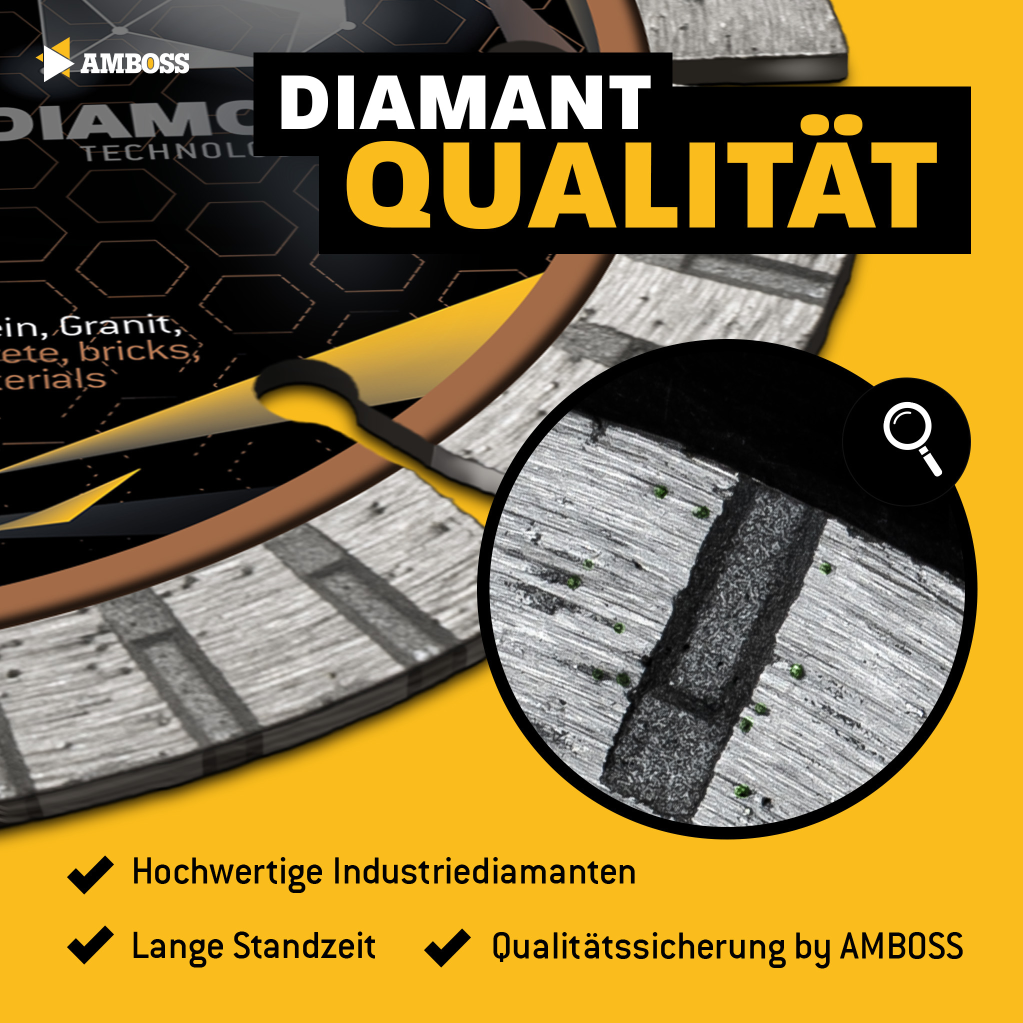 Amboss BGL 35P Diamant Trennscheibe - 230 x 2.6 x 22.2