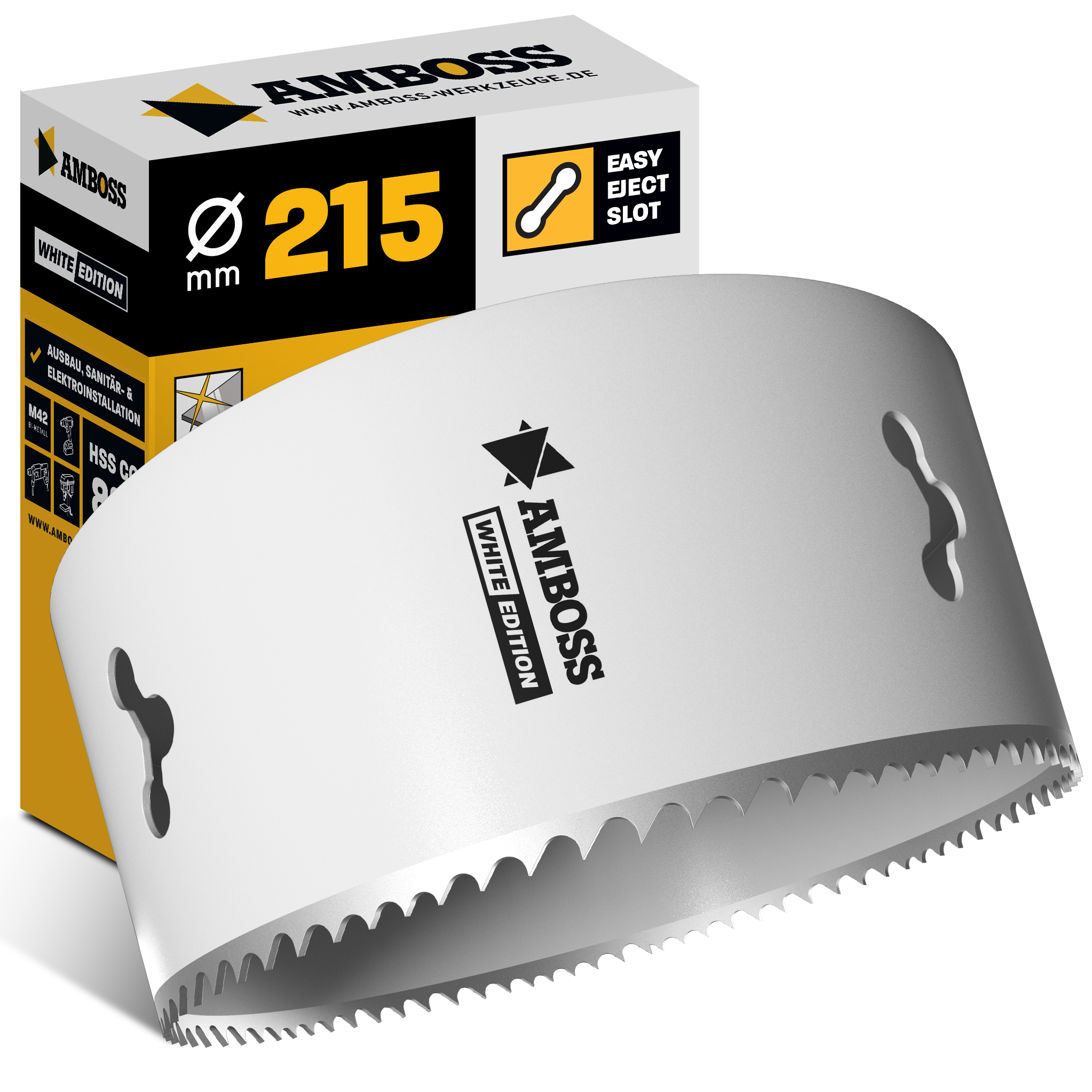 HSS M42 Amboss Lochsäge Ø 215 mm (ohne Aufnahme)