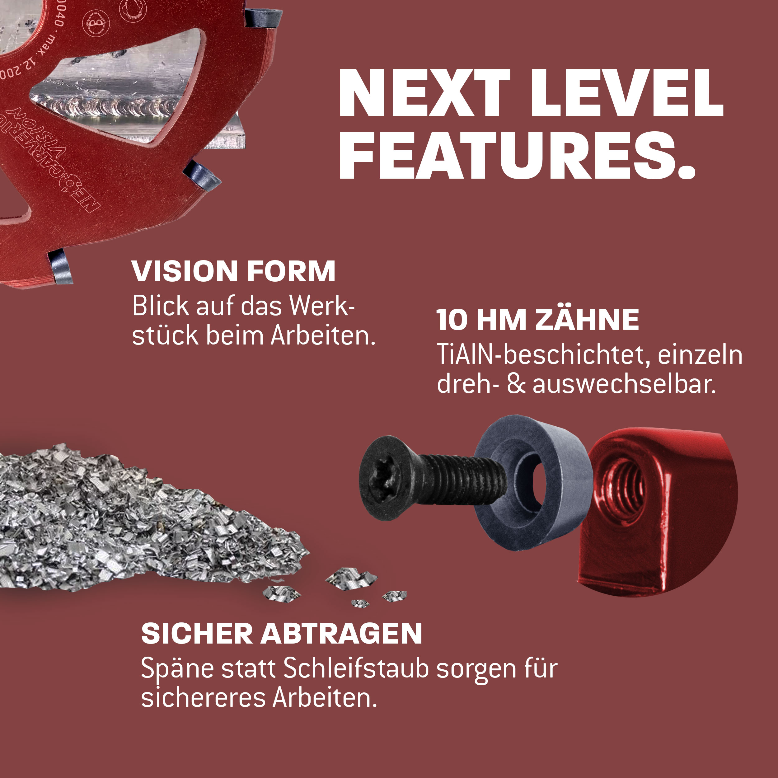 Bayerwald NeoCarver Ø 125 x 22.2 mm Z 10 - geeignet für Aluminium