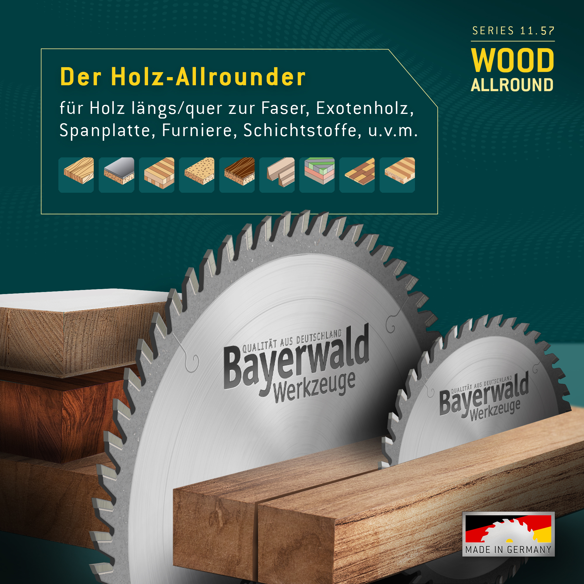 HM Kreissägeblatt - 165 x 1.8/1.2 x 20 Z36 WZ