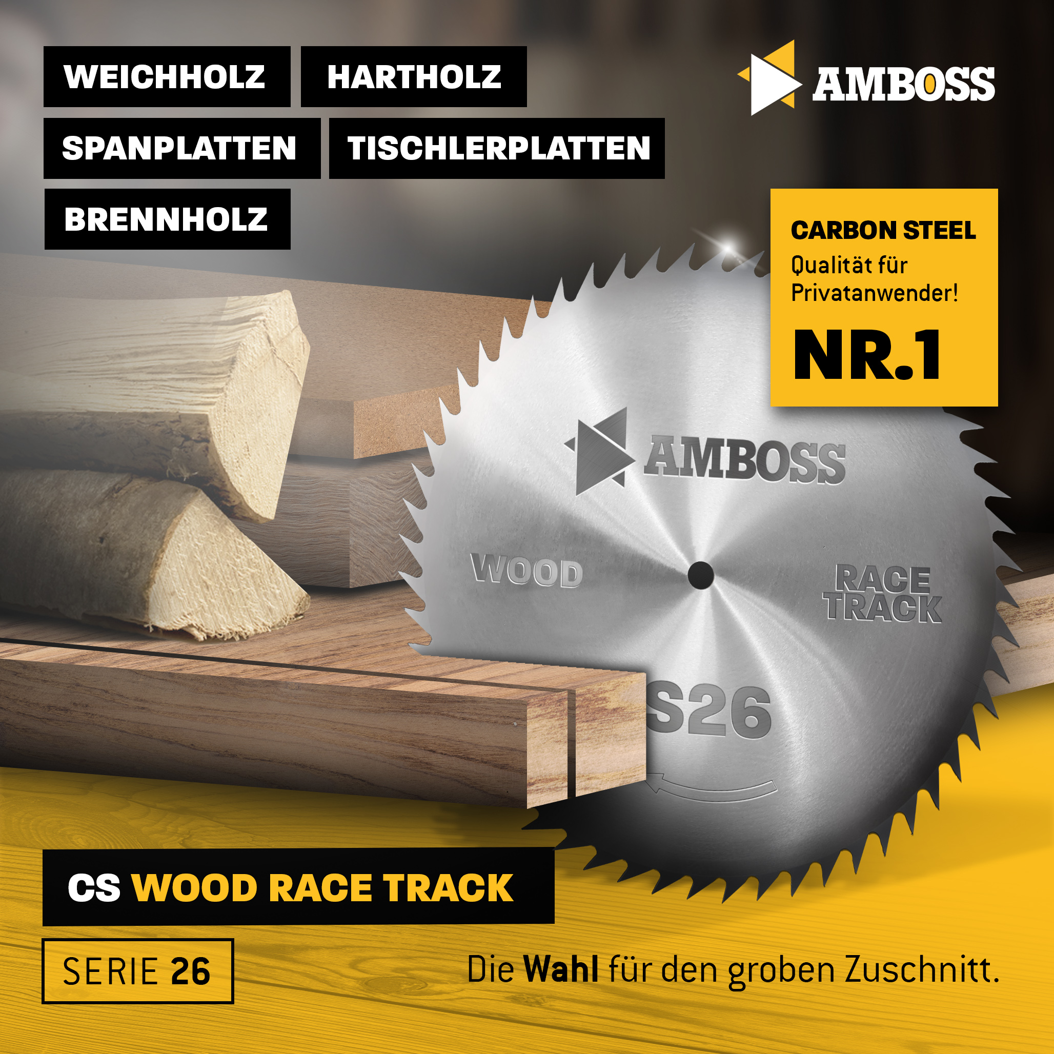CS Kreissägeblatt - 600 x 2.8 x 30 Z56 NV-A