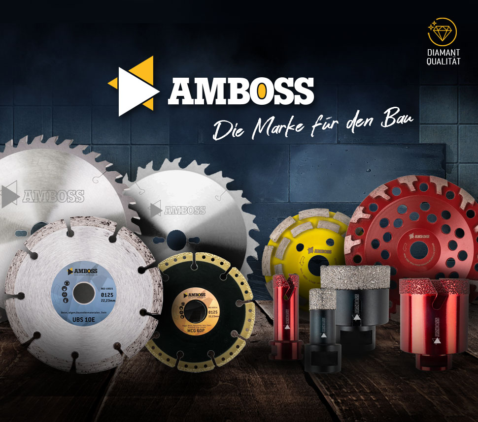 Amboss Lochsägen Sortiment Power Edition 8 - HSS M42 inkl. Rapid Change-System (8 teilig) Ø 22,29,35,44,51,68 mm