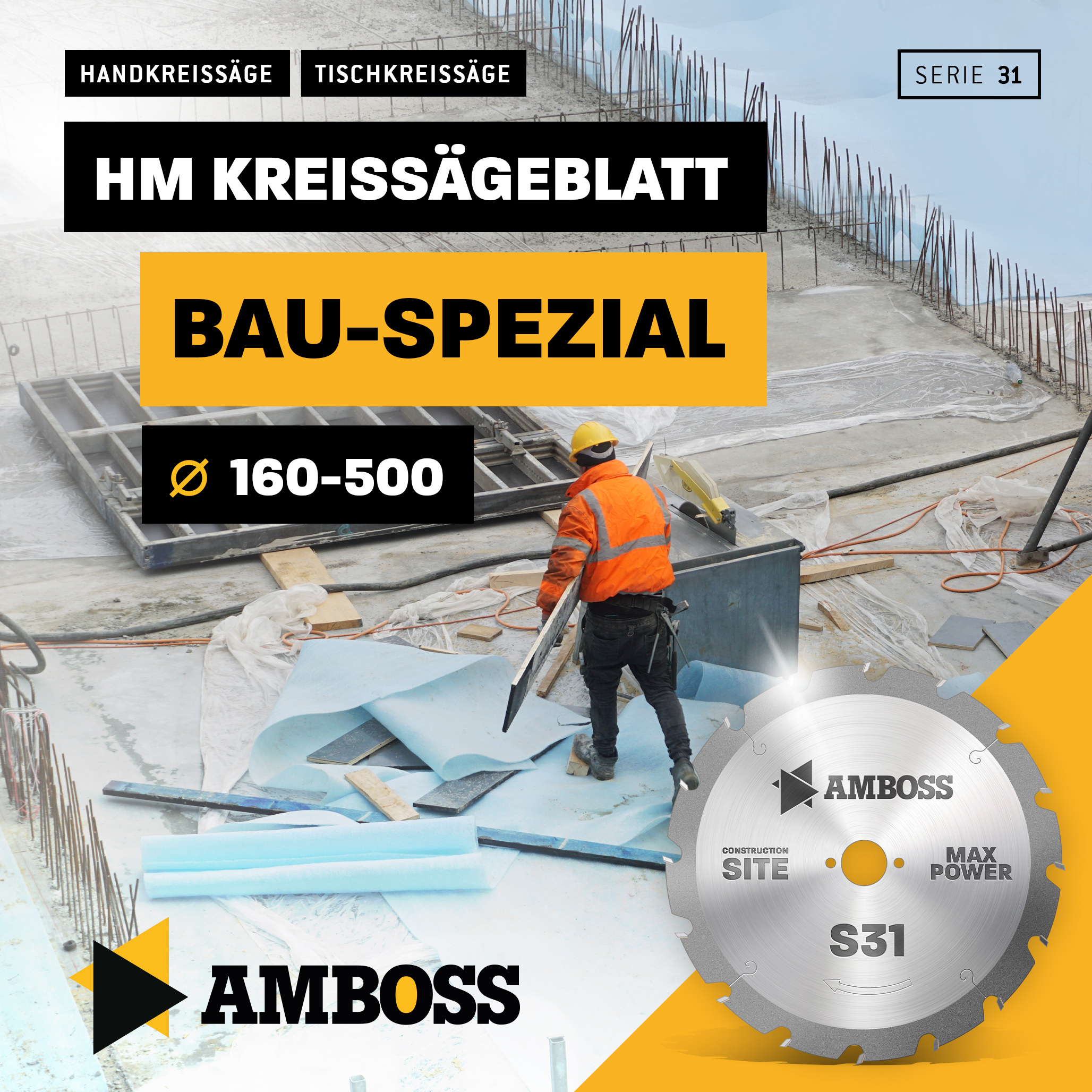 HM Kreissägeblatt - 400 x 4/2.5 x 30 Z28 FWF