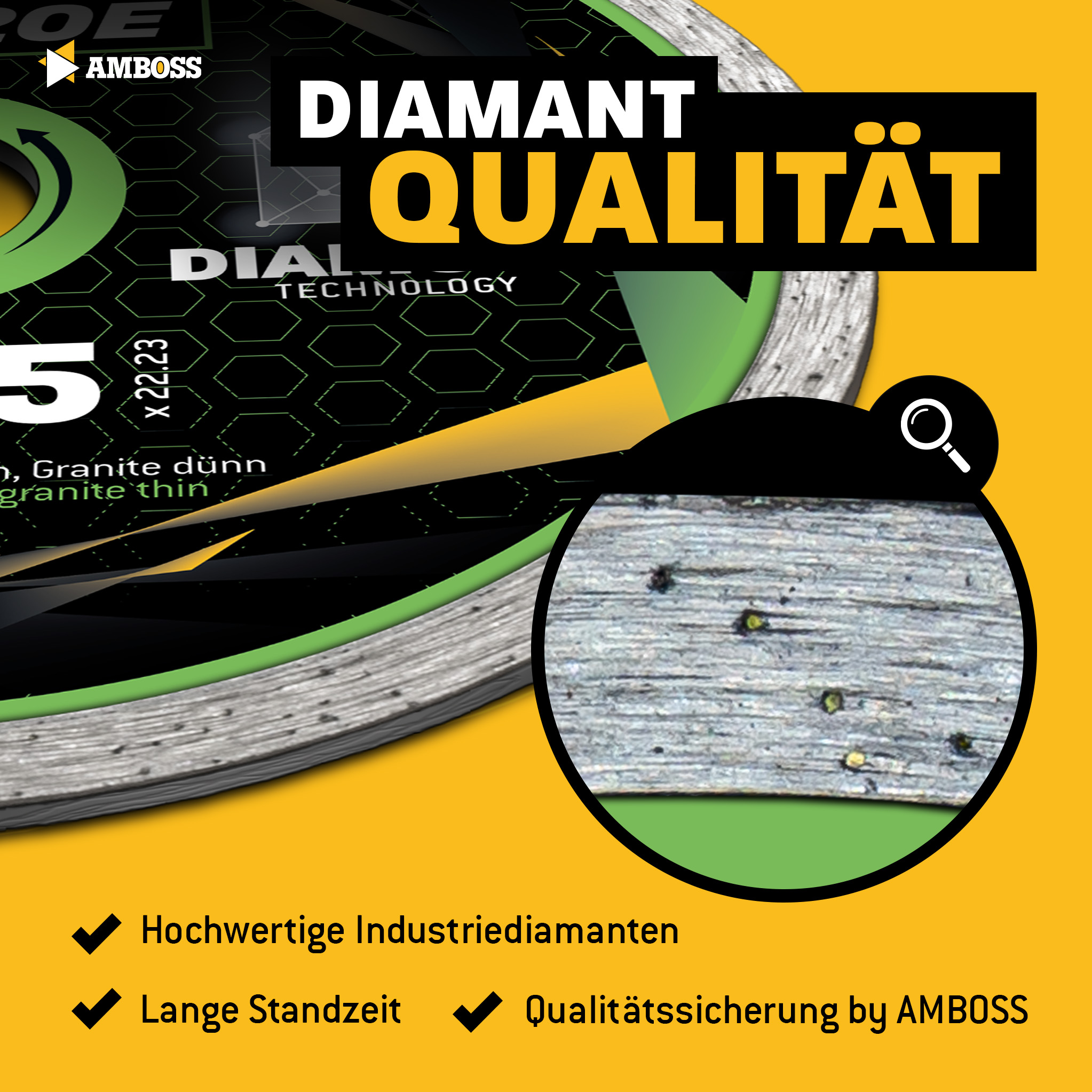 Amboss FKS 20E Diamant Trennscheibe 180mm x 2.2 x 25.4