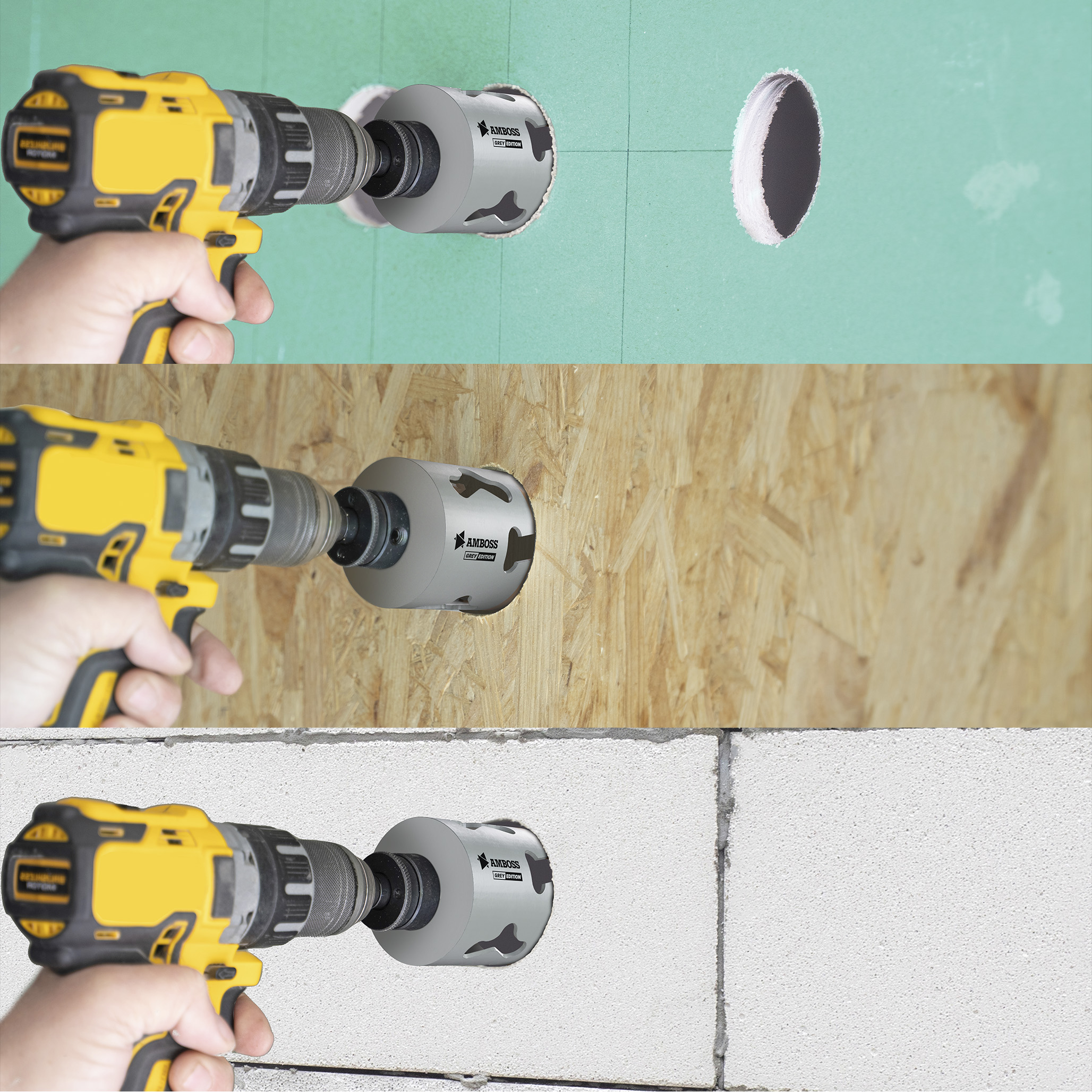 Amboss HM Lochsäge 68 mm-(inkl. 6 kant Standardaufnahme)