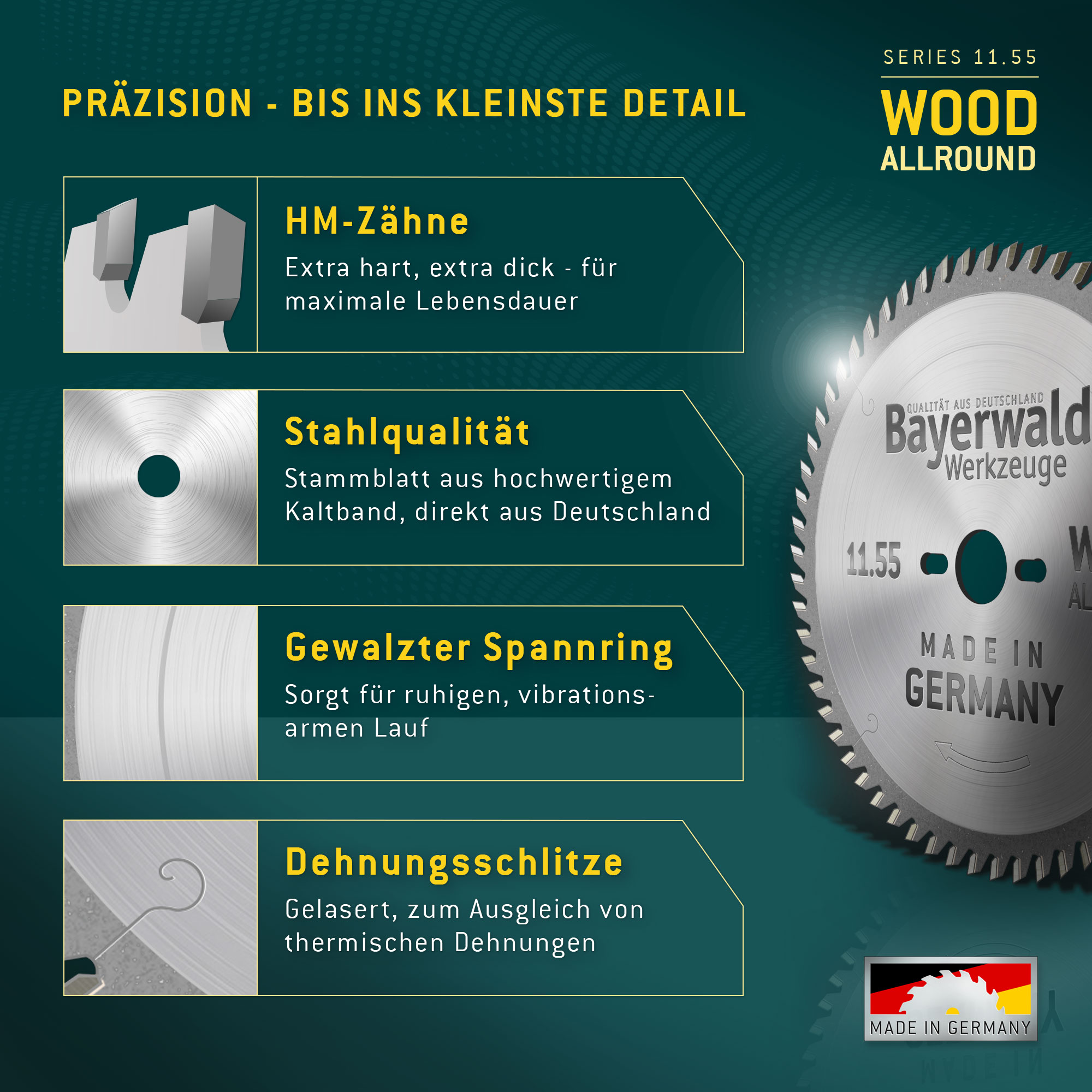 HM Kreissägeblatt - 280 x 3.2/2.2 x 30 Z64 WZ KW