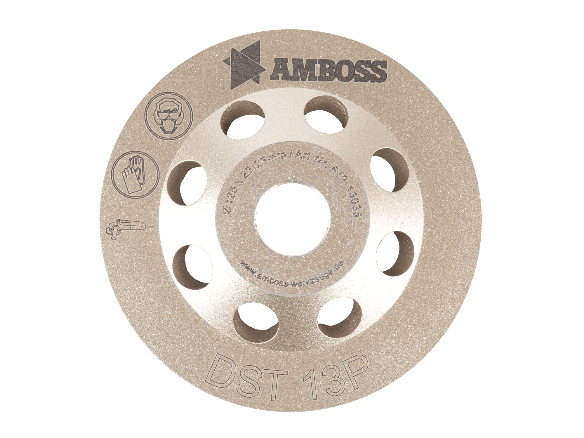 Amboss DST 13P Diamant Schleiftopf Ø 100 mm x  22.2mm