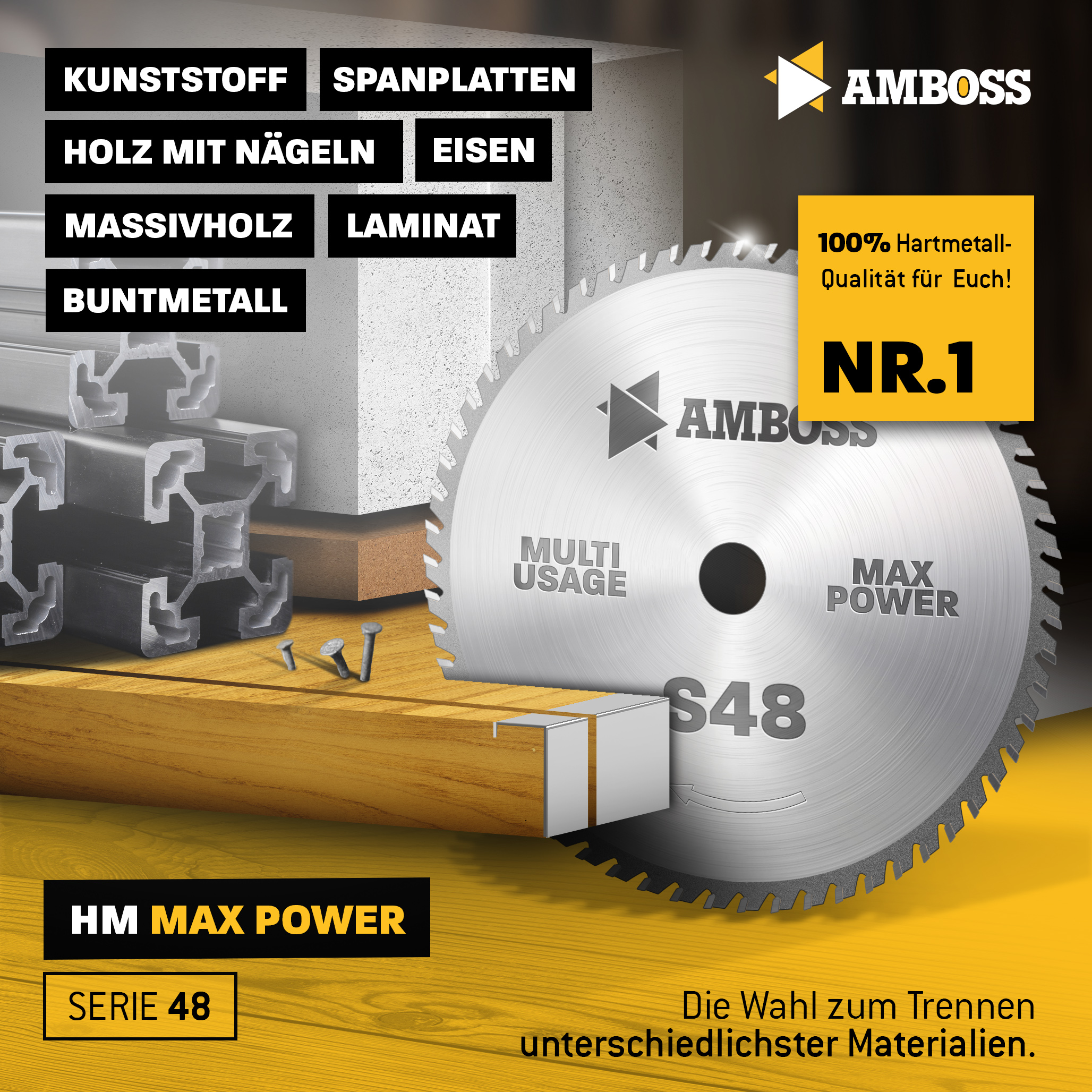 Amboss Multifunktionssägeblatt 216 x 30 x 80 x WWF