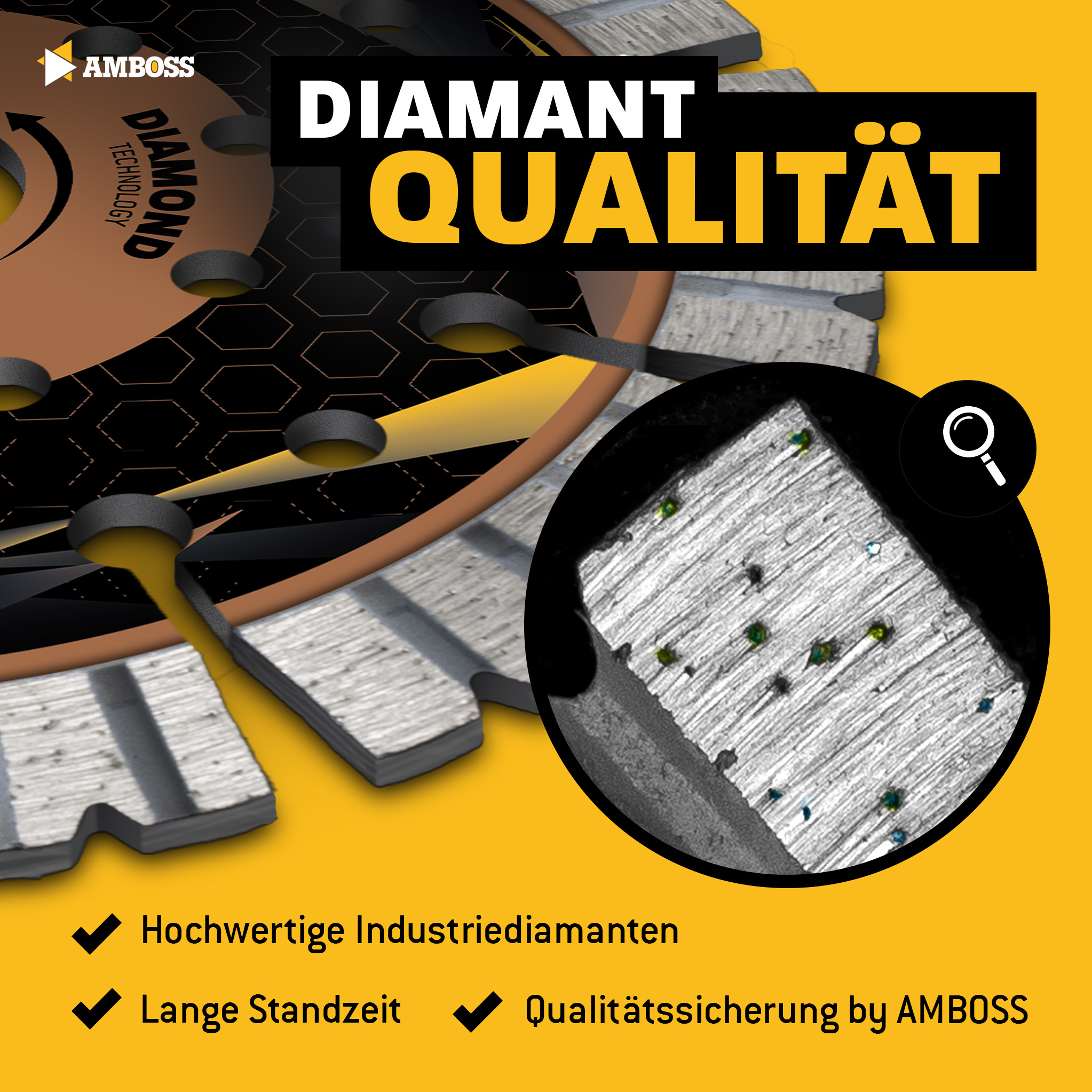Amboss MCL 62R Diamant Trennscheibe 125 x 2.2 x 22.2