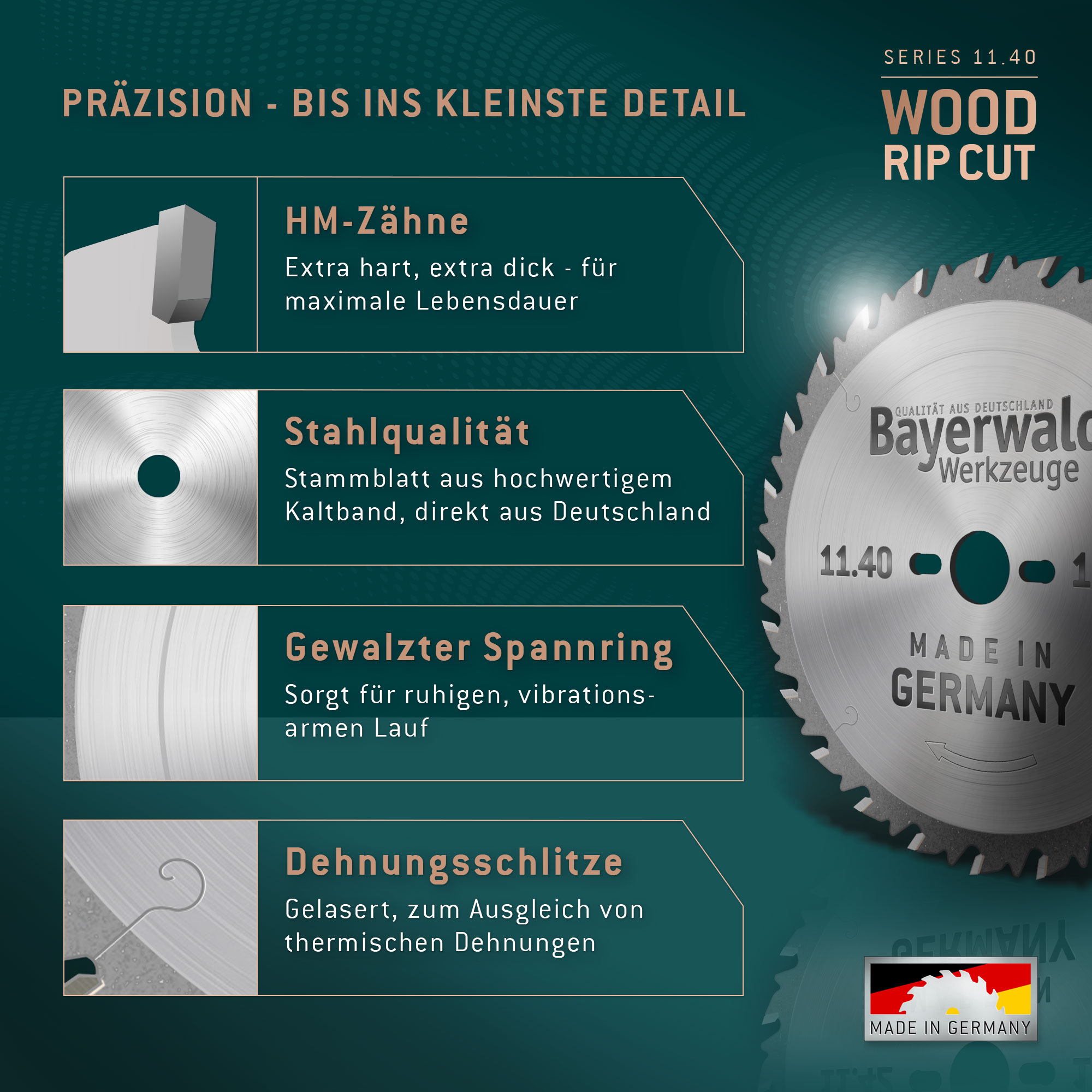 HM Kreissägeblatt - 350 x 3.5/2.5 x 30 Z16 FZ
