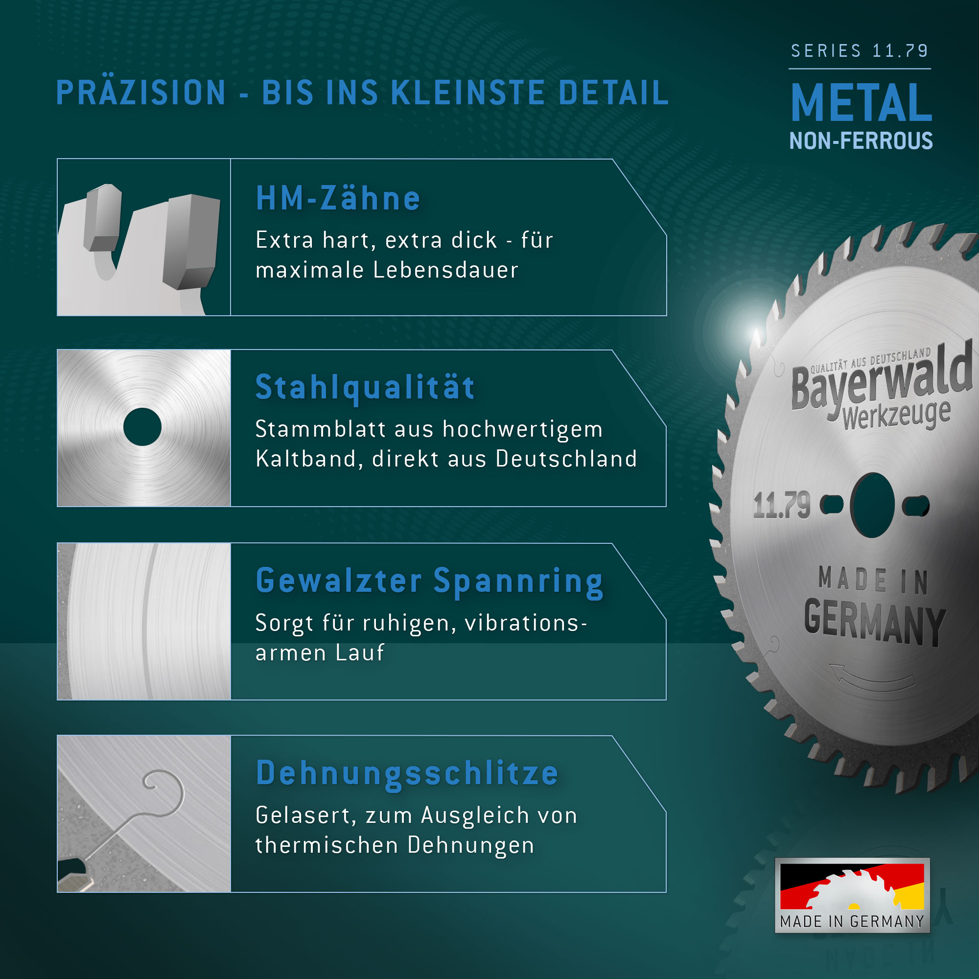 HM Kreissägeblatt - 190 x 2.6/2 FF Z58 TF neg. für Festool CS 50