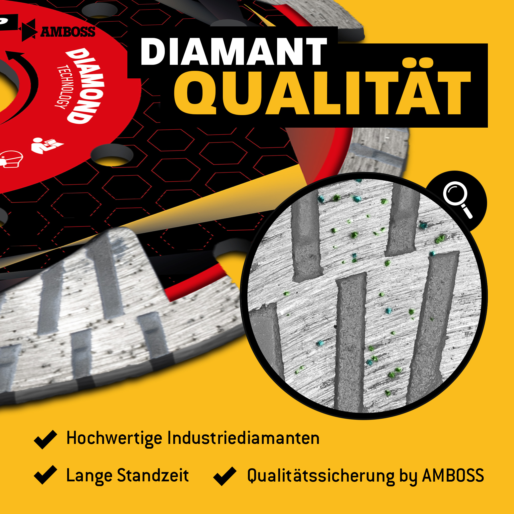 Amboss NBS 31P Diamant Trennscheibe - 115 x 2.2 x 22.2