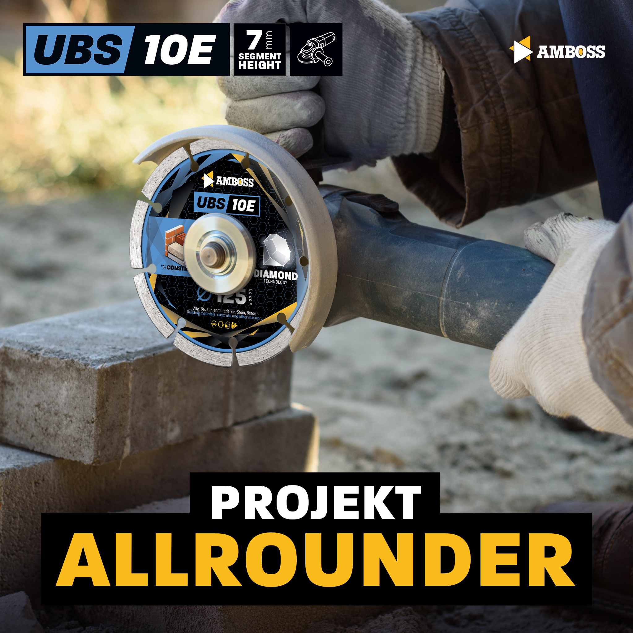 Amboss UBS 10E Diamant Trennscheibe - 125 x 2 x 22.2